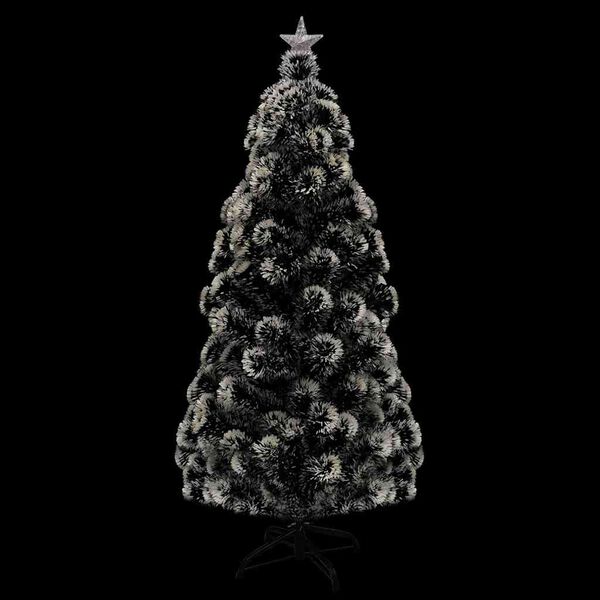 vidaXL Artificial Pre-lit Christmas Tree White 64 cm Fibre Optic
