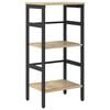 vidaXL Bookshelf Sonoma Oak 40 x 29.5 x 81 cm Engineered Wood
