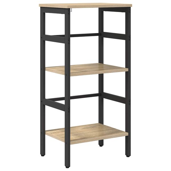 vidaXL Bookshelf Sonoma Oak 40 x 29.5 x 81 cm Engineered Wood