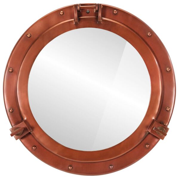 vidaXL&nbsp;Porthole Mirror&nbsp;Wall Hanging&nbsp;&Oslash;50 cm&nbsp;Aluminium and Glass