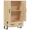vidaXL Highboard Sonoma Oak 69.5x31x115 cm Engineered Wood