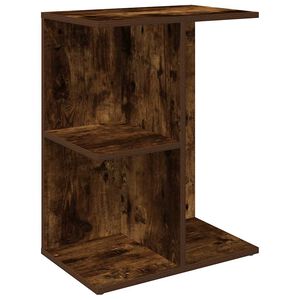 vidaXL Bedside Table Smoked Oak 46.5x29x61 cm Engineered Wood