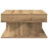 vidaXL Coffee Table Artisan Oak 55x55x30 cm Engineered Wood