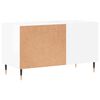 vidaXL Record Cabinet High Gloss White 85x38x48 cm Engineered Wood