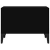 vidaXL Coffee Table Black 60x50x36.5 cm Engineered Wood