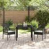vidaXL Garden Dining Set 7 pcs Grey Poly rattan