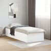 vidaXL Bed Frame without Mattress White 100x200 cm