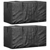 vidaXL Christmas Tree Storage Bags 2 pcs Black Polyethylene
