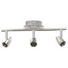 vidaXL Ceiling Spotlight Matt nickel 36.5 x 10 x 12.5 cm Steel