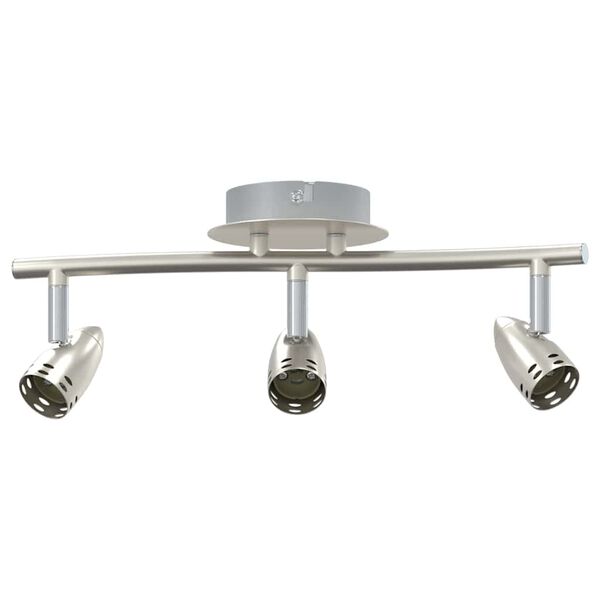 vidaXL Ceiling Spotlight Matt nickel 36.5 x 10 x 12.5 cm Steel