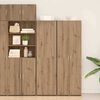 vidaXL Highboard 2 pcs Artisan Oak 50 x 42.5 x 185 cm