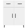 vidaXL Sideboard High Gloss White 69.5x34x90 cm Engineered Wood
