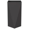 vidaXL Planter Black 40 x 40 x 75 cm Steel