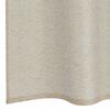 vidaXL Voile Curtain with Curtains 2 pcs Sand 260 x 140 cm Polyester