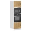 vidaXL Oven Cabinets 2 pcs Lucca Artisan Oak Engineered Wood