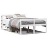 vidaXL Senior Bed with Headboard without Mattress White 160x200 cm