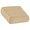 vidaXL Cushion Cover 6 pcs HEERLEN Beige &Oslash; 15 x 40 cm Polyester