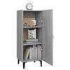 vidaXL Sideboard Grey Sonoma 34.5x34x90 cm Engineered Wood