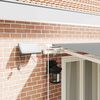 vidaXL Awning with White 4.5 x 3 m Metal