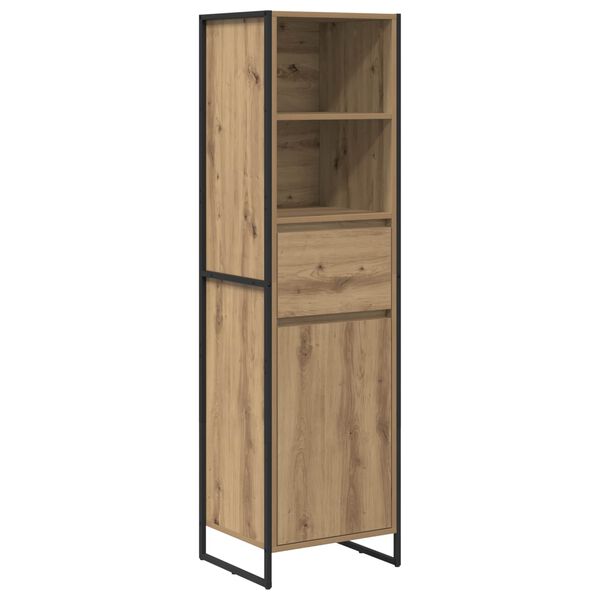 vidaXL Book Cabinet Artisian Oak 43 x 36 x 150.5 cm Engineered Wood