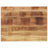 vidaXL Table Top 70x50x2.5 cm Rectangular Solid Wood Rough Mango