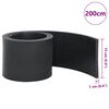 vidaXL Rubber Edge for Snow Plow Black 200x15x1 cm
