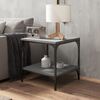 vidaXL Coffee Table Grey Sonoma 50x50x40 cm Engineered Wood