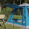 vidaXL Instant Tent with Rainfly 3-Person Quick-Release Blue