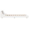 vidaXL Bed Frame without Mattress White 90x200 cm Solid Wood Pine