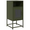 vidaXL Bedside Cabinet Olive Green 36x39x78 cm Cold-rolled Steel