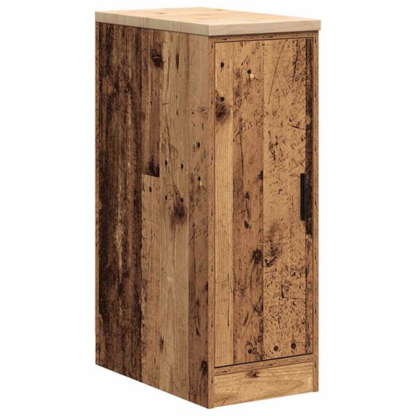vidaXL Garage Storage Cabinet Old Wood 30x51x85 cm Solid Wood Pine