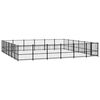 vidaXL Outdoor Dog Kennel Steel 33.87 m&sup2;