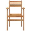 vidaXL Chair 8 pcs Brown 56 x 55 x 90.5 cm Solid Teak Wood