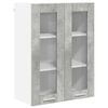 vidaXL Hanging Cabinet Concrete Grey 60 x 31 x 80 cm Engineered Wood
