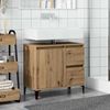 vidaXL Sink Cabinet Artisan Oak 65x33x60 cm Engineered Wood