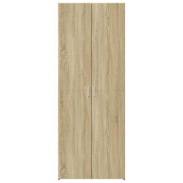vidaXL Highboard Sonoma Oak 70x42.5x185 cm Engineered Wood
