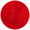 vidaXL Rug HUARTE Short Pile Soft and Washable Red &Oslash; 160 cm