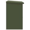 vidaXL Parcel Drop Box with Door Olive green 47.5 x 38 x 59 cm Steel