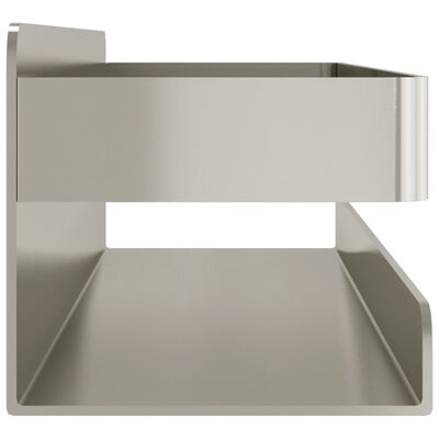 vidaXL Shower Shelf 23x6.5x6 cm Brushed 304 Stainless Steel