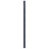 vidaXL Fence Posts 2 pcs Dark Grey 185 cm Aluminium