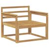 vidaXL Outdoor Middle Sofa Solid Acacia Wood White