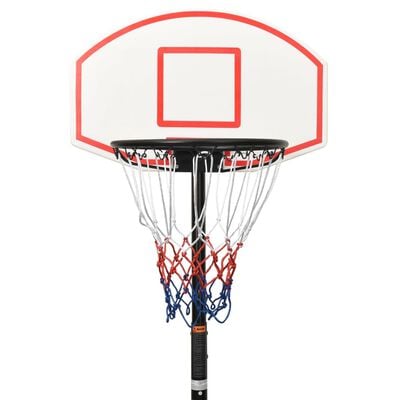 vidaXL Basketball Stand White 216-250 cm Polyethene
