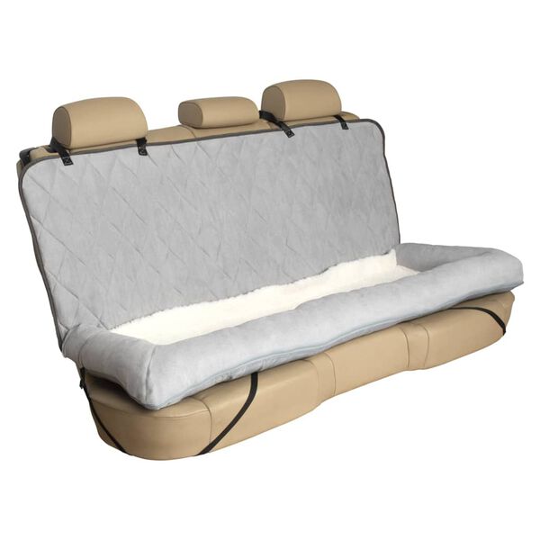 Happy Ride Dog Bed Car Cuddler Large Grey