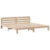 vidaXL Bed Frame without Mattress 180x200 cm Super King Solid Wood Pine