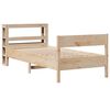 vidaXL Bed Frame without Mattress 75x190 cm Small Single Solid Wood Pine