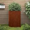 vidaXL Planter 42x38x75 cm Corten Steel