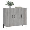 vidaXL Sideboard Grey Sonoma 90x34x80 cm Engineered Wood