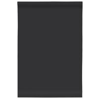 vidaXL Furniture Sticker Self-Adhesive Matte Black 90x500 cm PVC