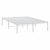 vidaXL Metal Bed Frame without Mattress White 120x200cm