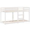 vidaXL Bunk Bed without Mattress White 80x200 cm Solid Wood Pine